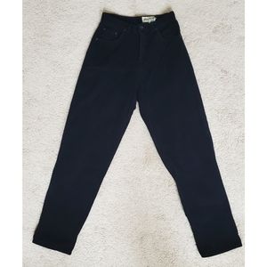 Vintage Eddie Bauer Corduroy Pants Mom Jeans Black Size 6 90s